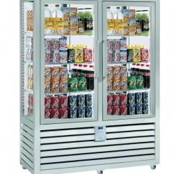 Vitrina frigorifica pentru produse de bar, 2 usi, 848 Litri