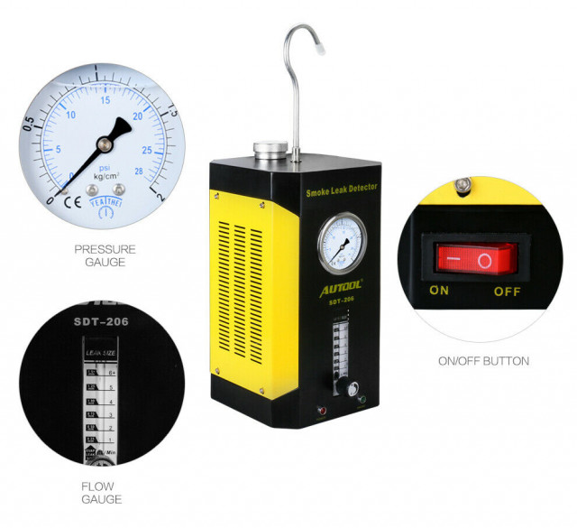 Tester auto Autool SDT206 Detectie scurgere fum turisme si camioane