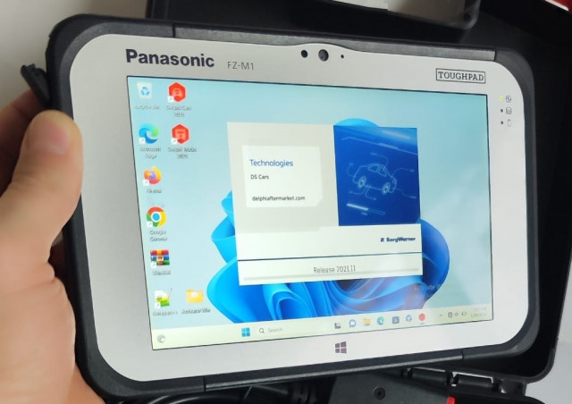 Tableta Panasonic FZ-M1 Toughpad Intel N2807 4GB/128GB SSD Windows 7 ...