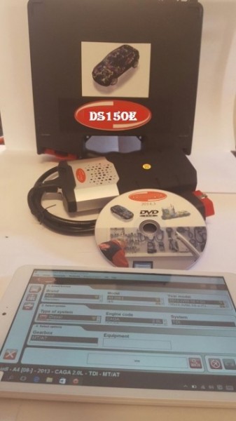 Kit DELFI 2 WOW V.2018 + TABLETA + Autodata, Tester Multimarca Turisme & Camioane in Limba Romana, Aparat Profesional Service