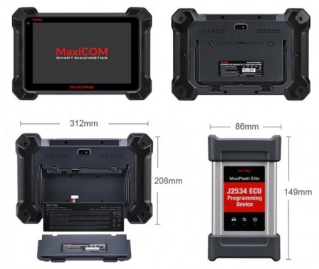VIP Top 2020 Autel Maxicom Mk908p cu J2534 ECU - Tester Auto Profesional Universal Diagnoza, Programare, Codare (Update MS908P)