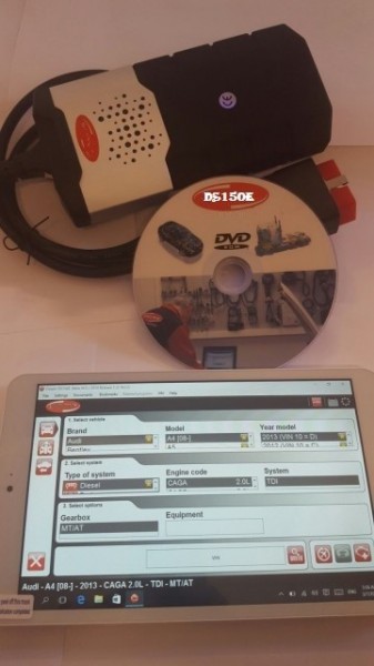 Kit DELFI 2 WOW V.2018 + TABLETA + Autodata, Tester Multimarca Turisme & Camioane in Limba Romana, Aparat Profesional Service