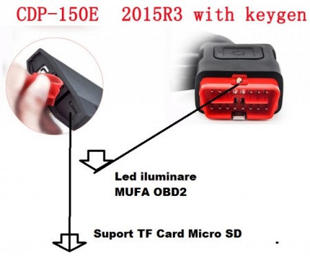 Tester auto DELFI Economic d150E VCI+ Limba Romana, detine Bluetooth 3.0 model 2020 - GARANTIE 12 Luni !