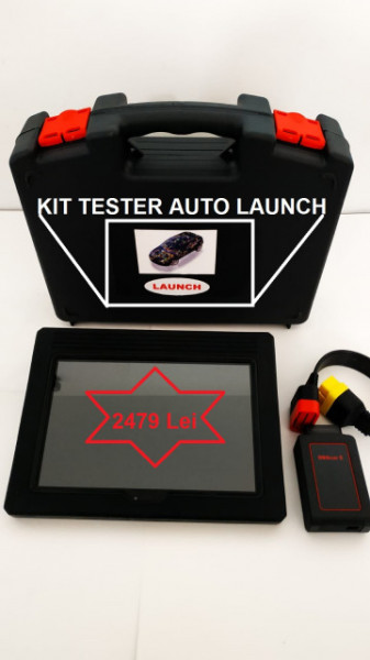 Kit Tester Auto Launch Original Dbscar5 + Tableta Launch originala V 10.1' ultima versiune update la zi