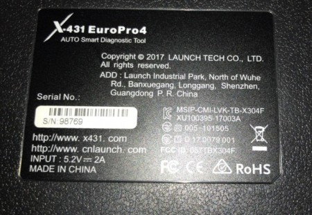 Launch X431 V+ EURO PRO4 Versiunea PREMIUM Wifi/Bluetooth Tableta Toughbook 10.10 inch Tester Auto Profesional Service 24 Luni Update