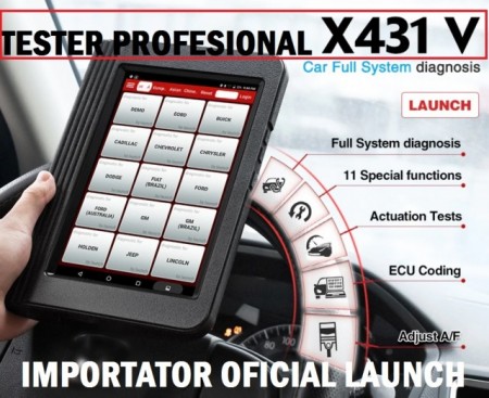 PROMOTIE !!! Launch X431 V 8 inch PRO3 KIT Diagnoza Profesional, Tester Auto Multimarca Profesional- 100% Original Launch