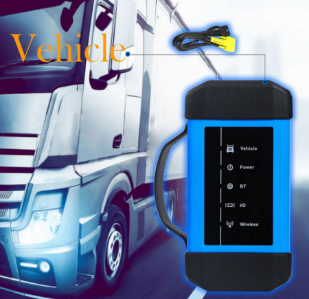 Original Launch HD3.0 X431 V+ PRO4 Heavy Duty Truck Diagnostic Adapter (Tiruri, Camioane), model NOU