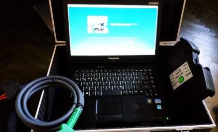 MAN Tester profesional Original pentru camioane Man Cats II T200 versiune 14.01 (Laptop Inclus, Developer Activ)