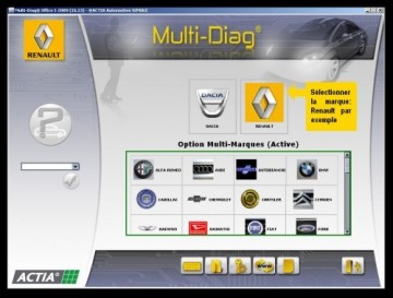 actia multi diag multi diagnostic auto multimarques