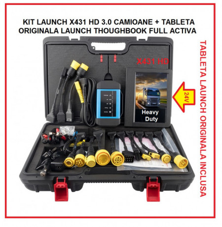Original Launch HD3.0 X431 V+ PRO4 Heavy Duty Truck Diagnostic Adapter (Tiruri, Camioane), model NOU