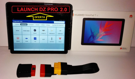 Noul Kit Launch X431 Easydiag B200 + Tableta Huawei 10.1 + Husa Antisoc + Prelungitor OBD2 + Geanta Transport Launch