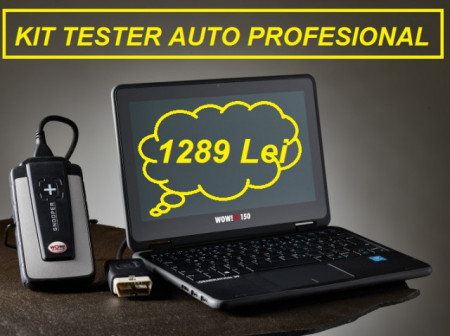 PROMOTIE !!! Tester auto Profesional DELFI 2 WOW V.2018 Bluetooth Romana Multimarca Turisme & Camioane (Laptop Inclus))