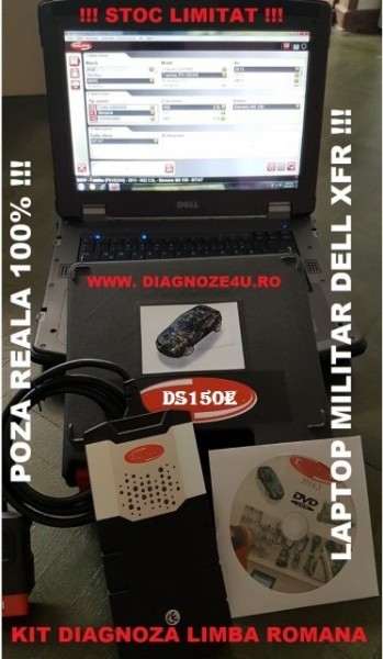 !! UPDATE 2017 !! DELFI Noul DSVCI+ Tester Auto Profesional in Limba Romana + Laptop Bluetooth Diagnoza Auto