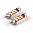Leduri auto canbus c5w pentru numar, interior model 12SMD 4014 LED 12 V