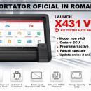 Original 100% Launch X431 V 4.0 8 inch KIT Diagnoza Service Auto, Tester Auto Multimarca Profesional Meniu Romana, full OBFCM