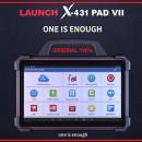 Promotie ! Launch original X-431 PAD VII PAD 7 ELITE + Gratuit Launch VSP600/BST360 : Tester Auto Profesional pentru programari, codare online și calibrare ADAS Instrument complet de diagnosticare, codificare și programare in service, OBFCM activ