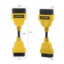 Cablu adaptor prelungitor OBD2 mama tata / tester auto pentru Launch X431 IDIAG/Easydiag/Pro/Pro3/V/GOLO/Mdiag/ELM327 Original AUTOOL 14CM