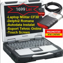 Kit Tester Auto Delfi2 V2021 + Laptop Militar Panasonic CF31 Touchscreen + Autodata, Full Instalat Update, PROMO !
