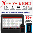 Tester auto multimarca Launch HD3.0 X431 V+ PRO4 Kit Complet Turisme, Autoutilitare 12V si Camioane 24V