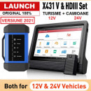 Tester auto multimarca Launch HD3.0 X431 V PRO4 Kit Complet Turisme, Autoutilitare 12V si Camioane 24V