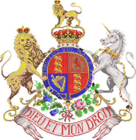 BB0021 UK ROYAL COAT OF ARMS