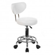 Scaun cosmetic , Scaun cu Spatar NUOVO Alb