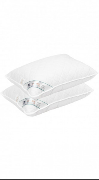 Set 2 perne matlasate microfibra HypoallergenicMed Somnart, 50x70 cm, lavabile la 95°C