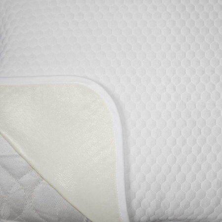 Protectie Saltea Royal Home, Soft Touch, Model Fagure, Impermeabila, Tricot Matlasat, 160 x 200 cm, Alb