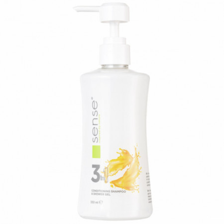 Sense 3 in 1 sampon, balsam si gel de dus, 330 ml