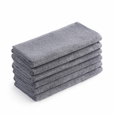 Set 6 Prosoape 50x70cm 600gr/mp-fara model Gri