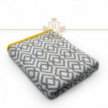 Prosop Corp 70x140, Alb cu Gri, 450 g/mp, Model Jacquard
