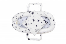 Baby Nest Somnart: Cosulet bebelusi + Salteluta 42x84x2 cm + Paturica 70×70 cm model Stelute