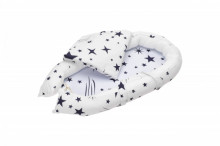 Baby Nest Somnart: Cosulet bebelusi + Salteluta 42x84x2 cm + Paturica 70×70 cm model Stelute