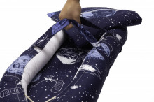 Baby Nest Somnart: Cosulet bebelusi + Salteluta 42x84x2 cm + Paturica 70×70 cm model Cosmos