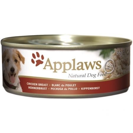 Hrana umeda pentru caini, Applaws, File Pui si Orez,156 g