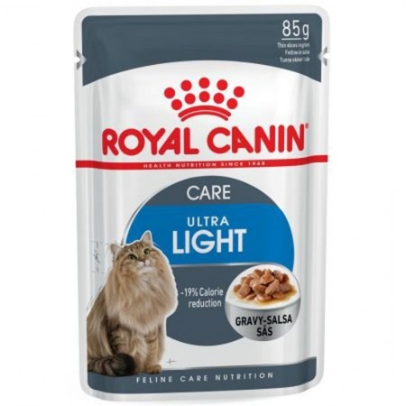 Hrana umeda pentru pisici, Royal Canin, Ultra Light, 85 g