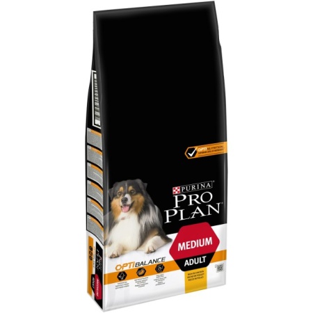 Pro Plan, Medium Adult, Pui si Orez, 14 Kg