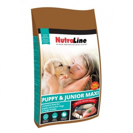 Nutraline Puppy&Junior Maxi, 12.5 Kg
