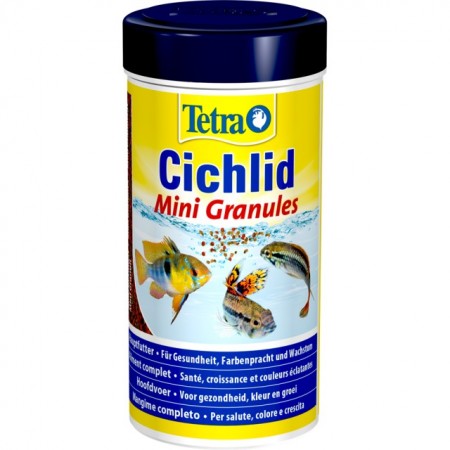 Hrana pentru pesti acvariu, Tetra, Cichlid Mini Granule, 250ml