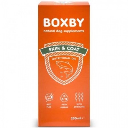 Ulei de somon, Boxby Nutritional Oil Skin & Coat, 250 ml