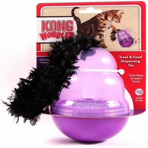 Jucarie pentru pisici, Kong, Biscuit Dispenser Wobbler