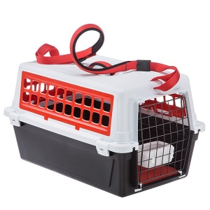 Cusca transport pentru caini, Ferplast, Atlas Trendy Plus 20, Rosie