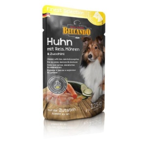 Hrana umeda pentru caini, Belcando, Pui Orez si Morcov, 300 G