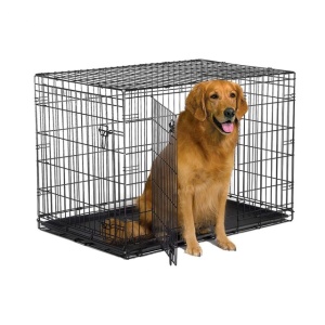 Cusca metalica pentru caini, New World, B42DD, 107 CM