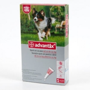 Antiparazitare Advantix 250 (10-25 kg) x 1 pipeta