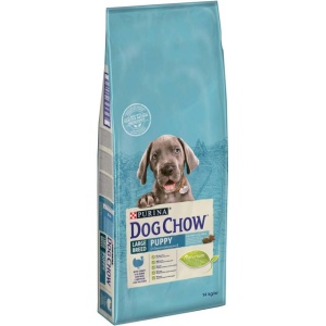 Hrana uscata pentru caini, Dog Chow, Puppy Large Breed Curcan, 14Kg