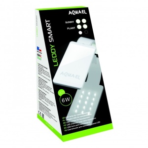 Lampa pentru acvariu, Aquael, Leddy Smart Sunny 6 W, Alba