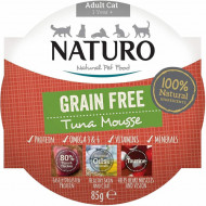 Naturo Adult Cat Tuna Mousse , 85 g