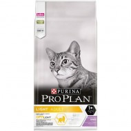 Hrana uscata pentru pisici, Pro Plan, Light Curcan, 10 Kg