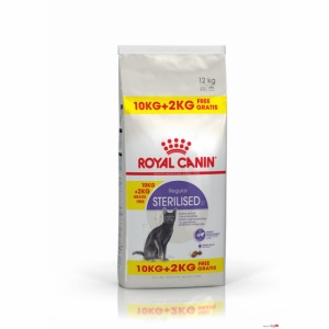 Hrana uscata pentru pisici, Royal Canin, Sterilised 37, 10 + 2 Kg